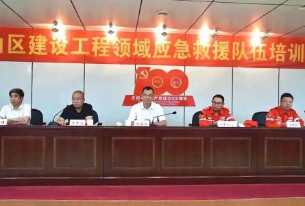 萧山区建筑领域安全事故应急救援培训在js4399金沙线公司召开